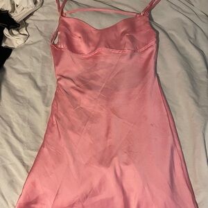 Pink Strappy Dress